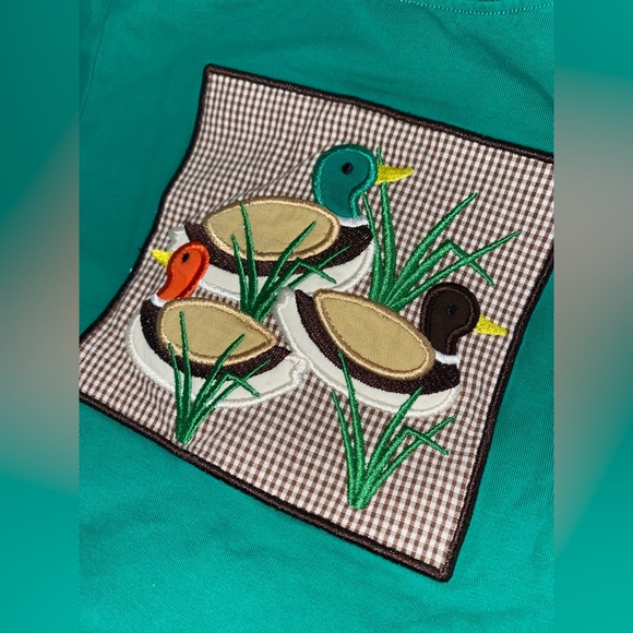 Chick and Chap, duck appliqué shirt - Picture 6 of 6